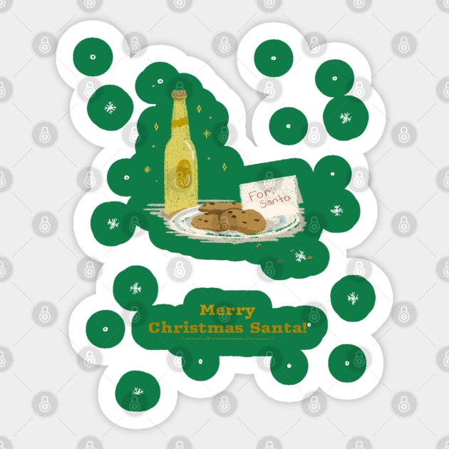 Merry Christmas Santa Sticker by sydorko